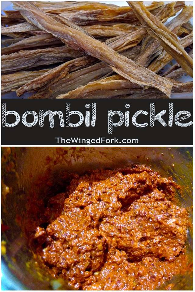 Dry Bombay duck or Bombil Pickle - By Abby from AbbysPlate