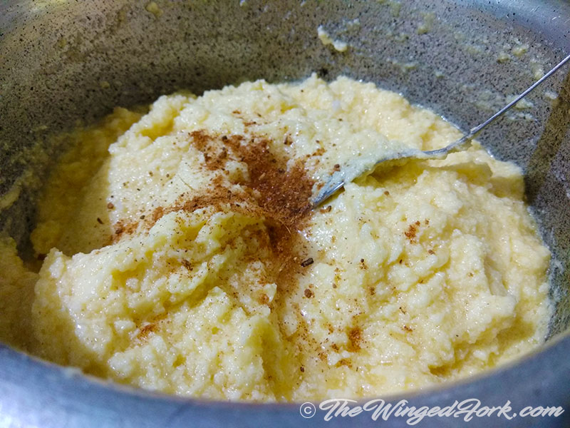 Add in spice powder and nutmeg powder - Pic by Abby from AbbysPlate