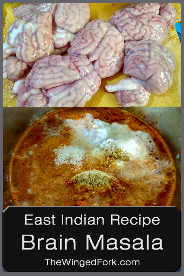 East Indian Recipe Brain Masala - By Abby from AbbysPlate