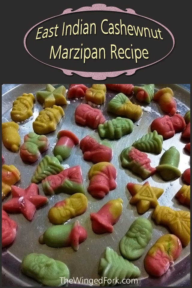 East Indian Cashewnut Marzipan Recipe - By Abby from AbbysPlate
