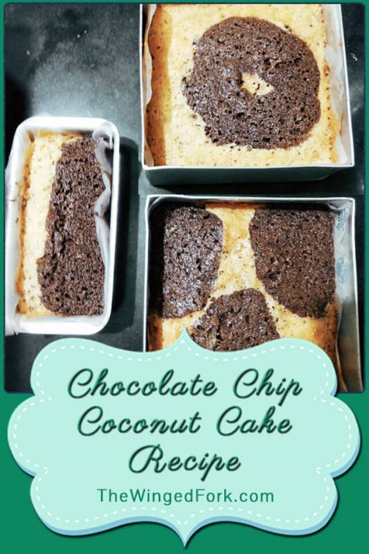 Chocolate Chip Coconut Cake Recipe - By Abby from AbbysPlate