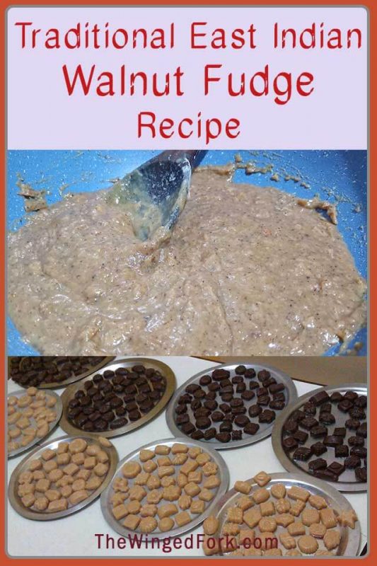 Traditional East Indian Walnut Fudge Recipe - By Abby from AbbysPlate