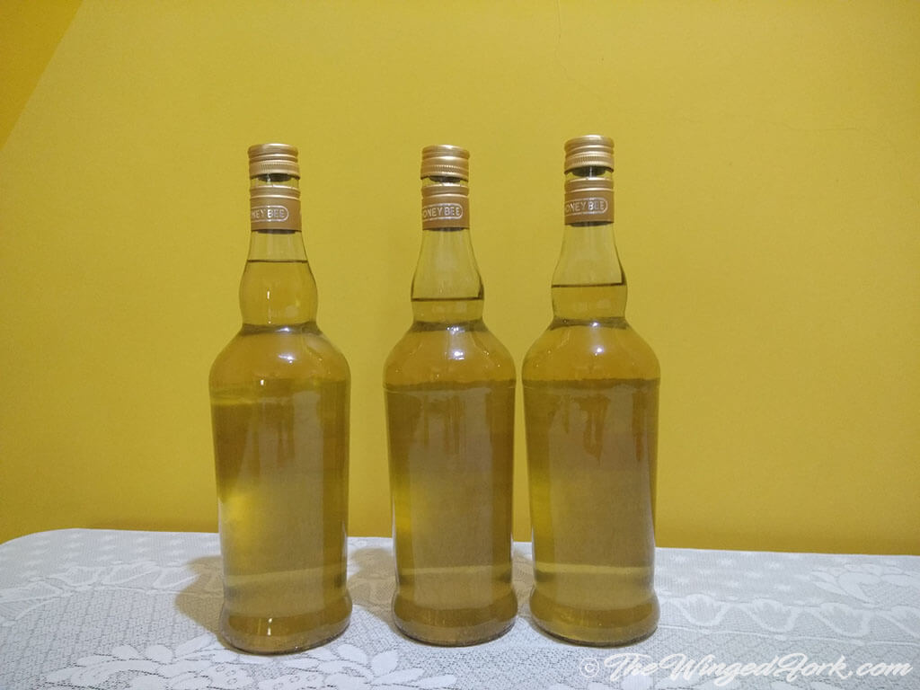 Pineapple wine is ready - Pic by Abby from AbbysPlate