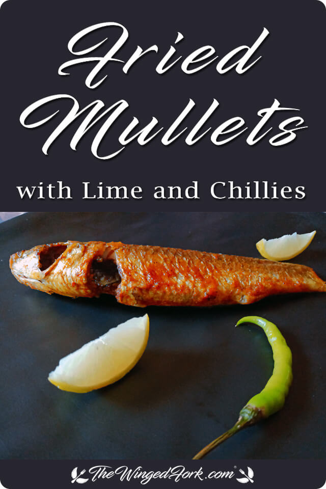 Fried Mullets with Lime and Chillies - By Abby from AbbysPlate