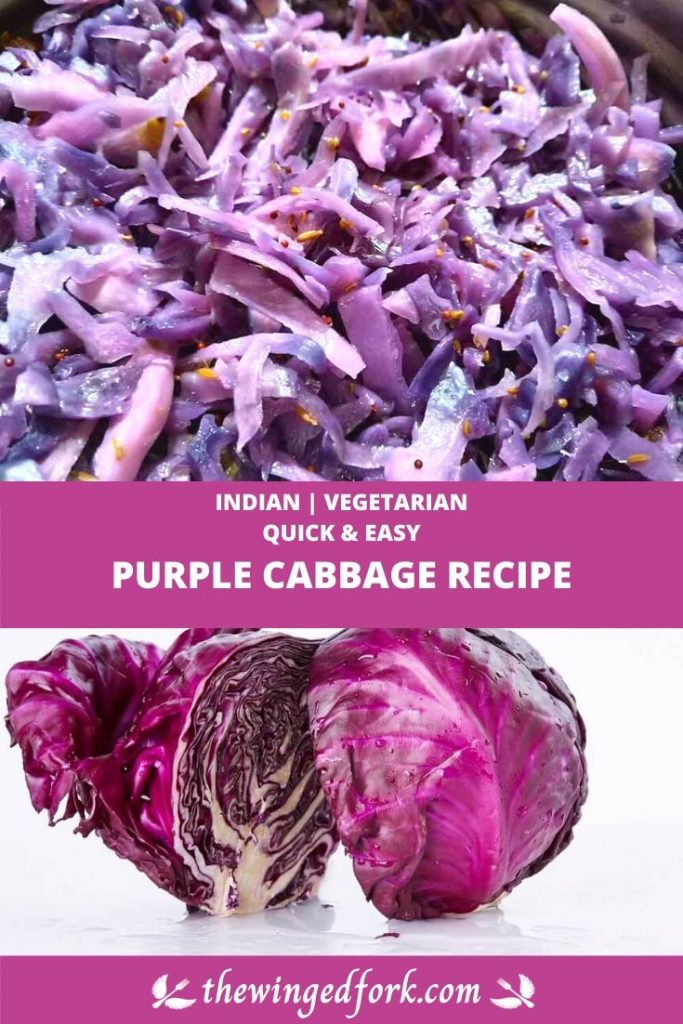 How to make the Easy Indian Purple Cabbage Stir Fry