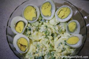 The Egg Salad is Ready - Pic by Abby from AbbysPlate