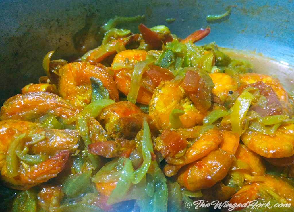 Prawn Chilly Fry is easy to make in 20 minutes
