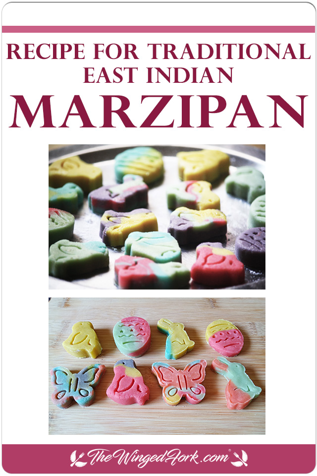 Recipe of colourful East Indian Marzipan by Sarah and Abby of AbbysPlate