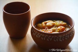 Indian Butter Beans Curry (Mota Vaal Curry)