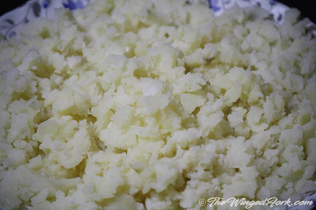 Mash the potatoes - Pic by Abby from AbbysPlate