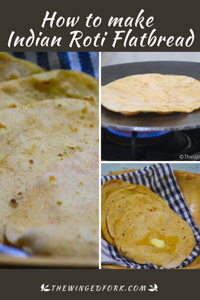 How to make Indian flatbread or roti.