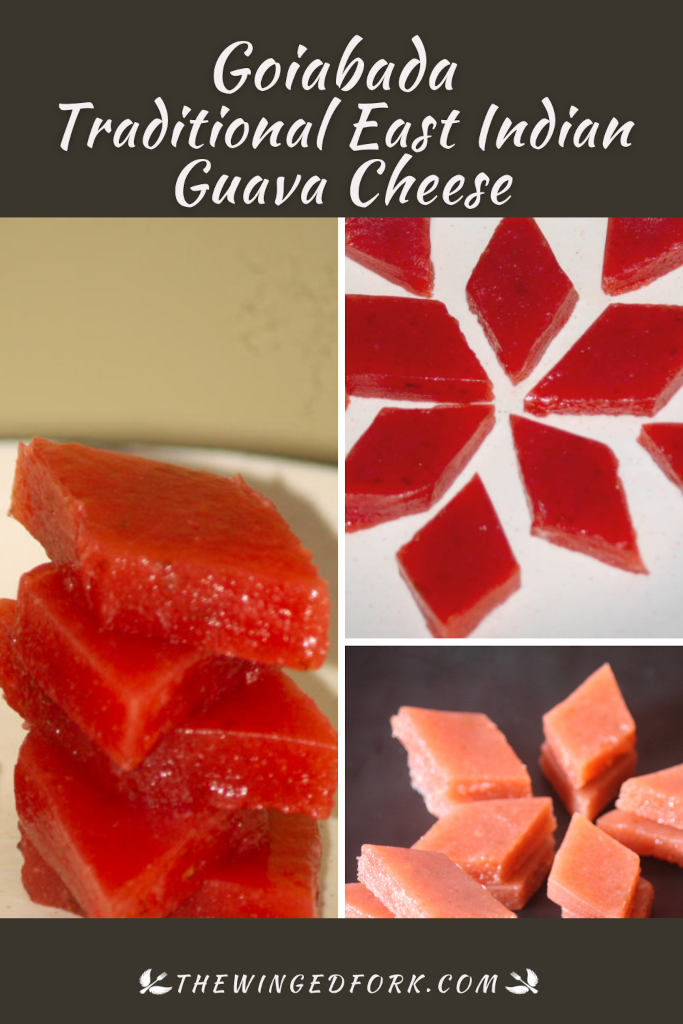 Pinterest image of traditional Guava Cheese.