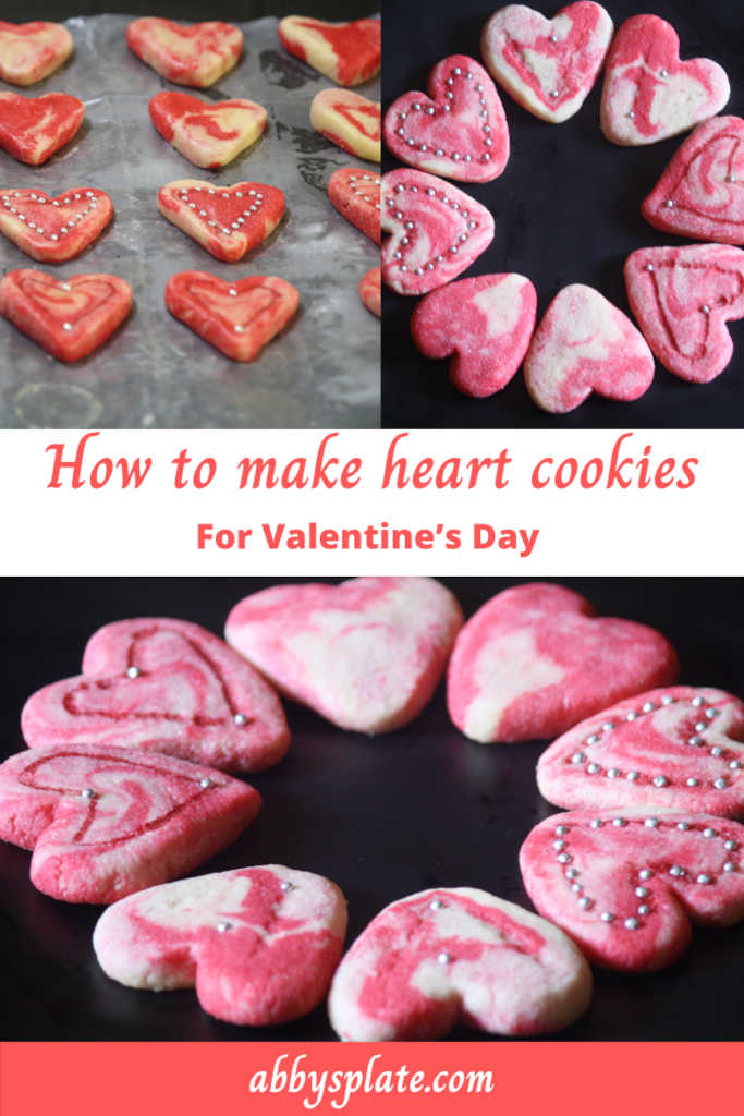 Heart shaped cookies.