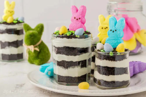 Easter Dirt Pudding Cups.