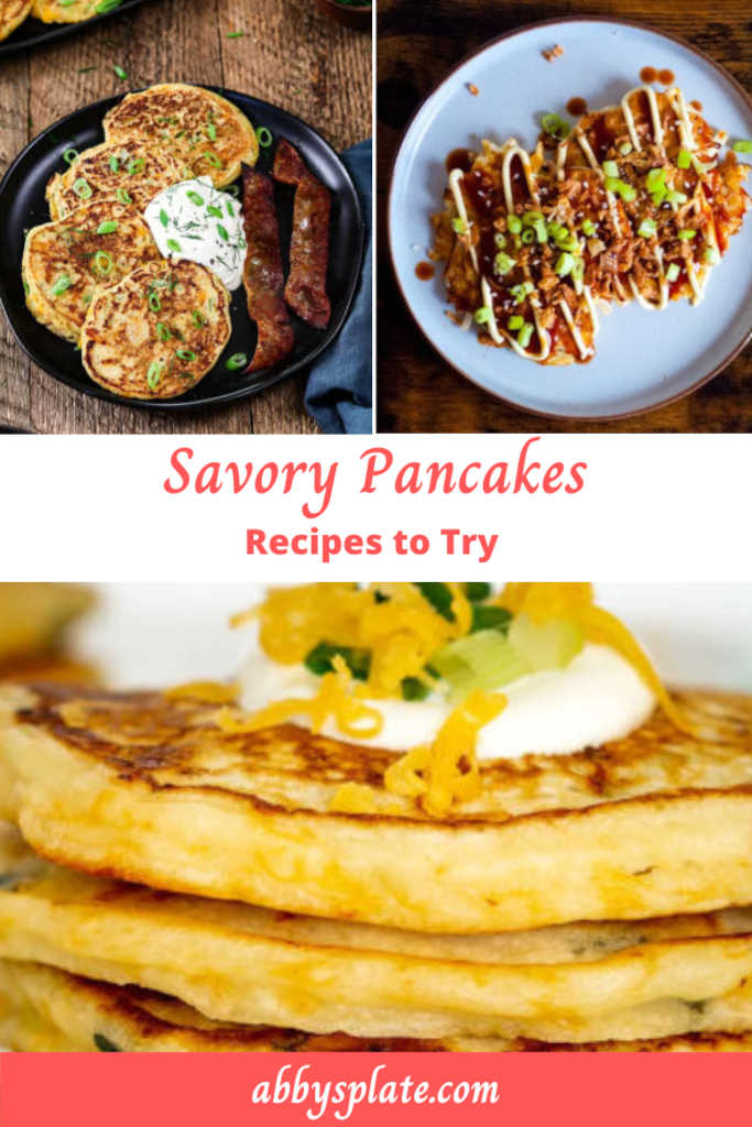 Savory pancake recipes.