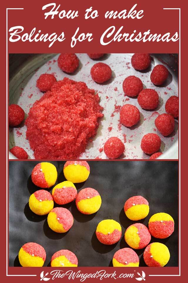 Pinterest image of dough turning into ball and mix colour ready boling.