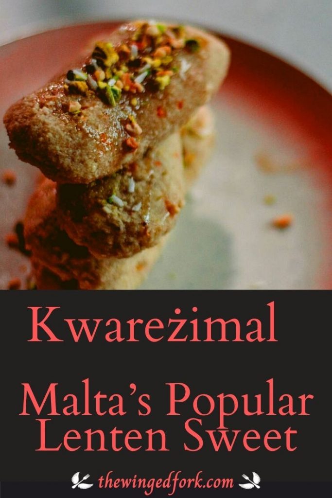 Pinterest image of Kwarezimal one top of the other in a plate.