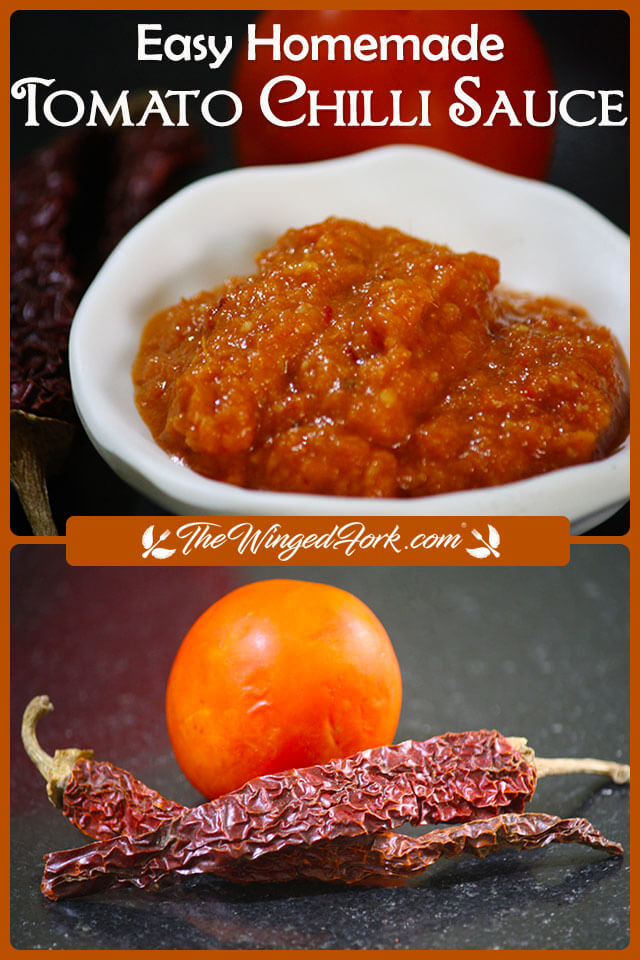 Pinterest images of Tomato chillies and grinded it into a sauce.