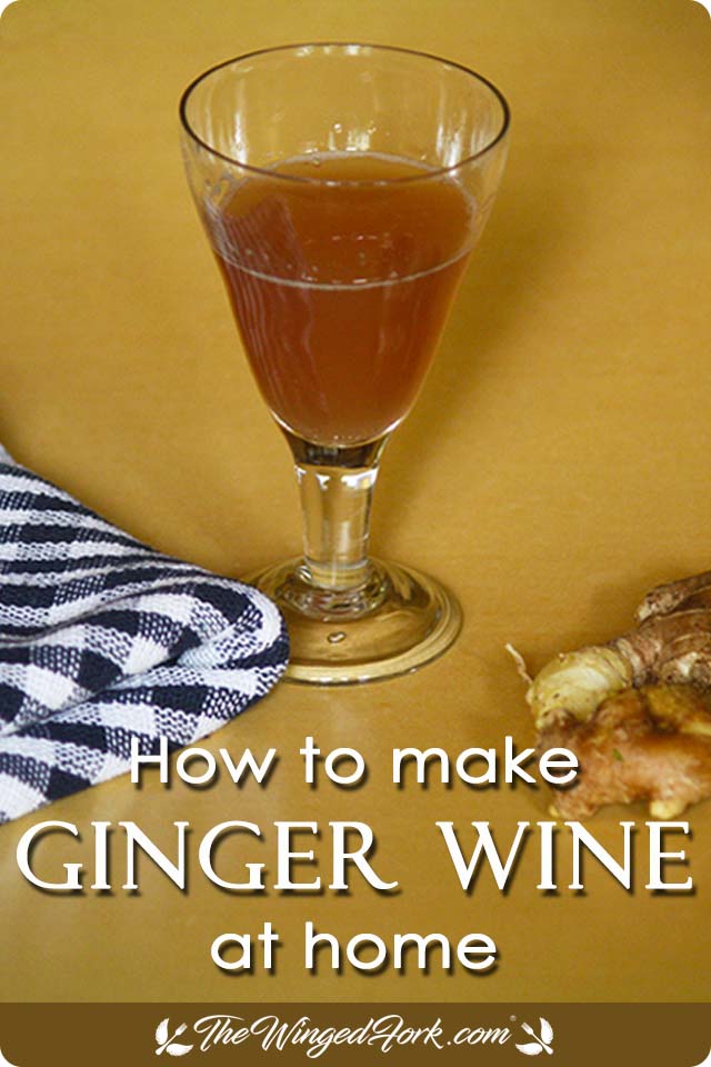 How to make Ginger Wine at home - By Abby from AbbysPlate.