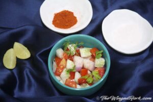Kachumber - Indian Onion-Tomato-Cucumber Salad