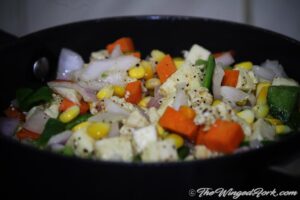 Paneer Stir Fry - Indian Cottage Cheese Side Dish