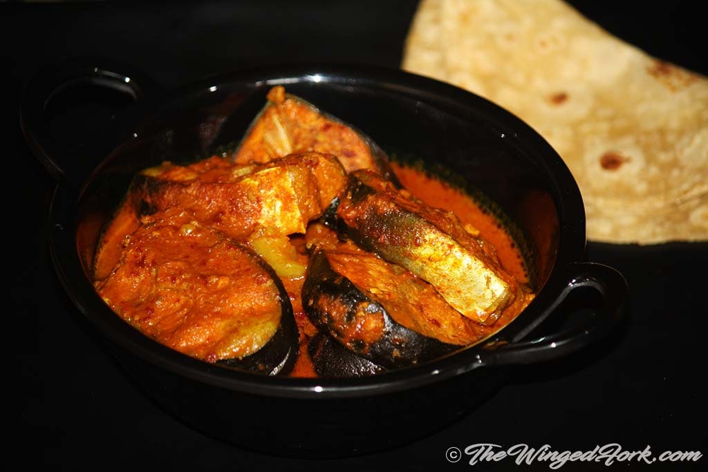 Serve the Indian Basa Curry with chapati.