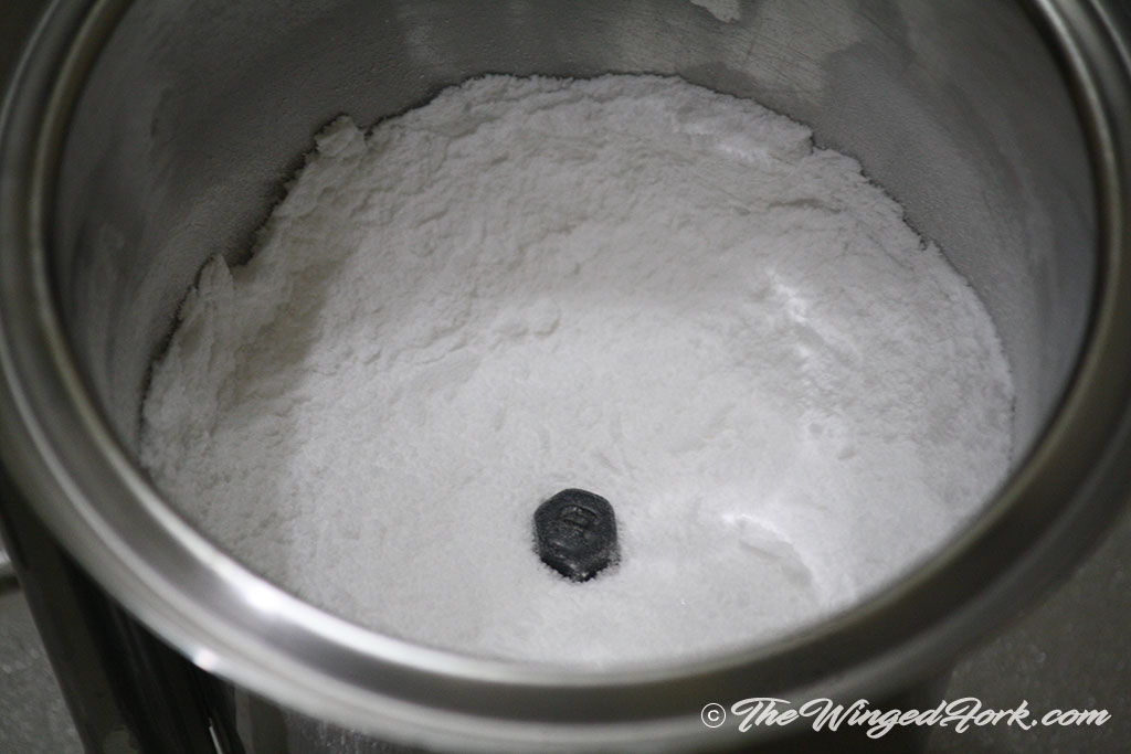 Grind the sugar to a fine powder