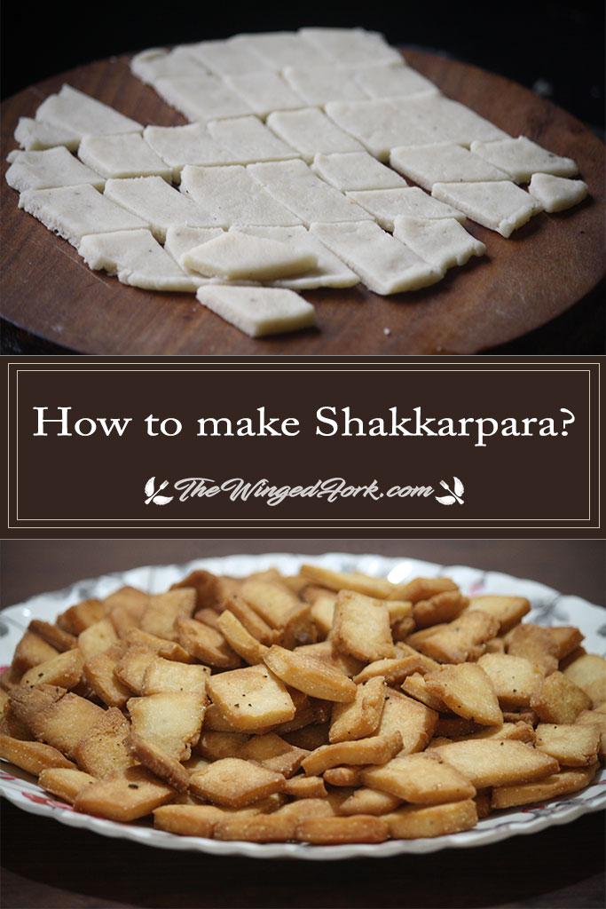 Pinterest image of Shakkarpara.