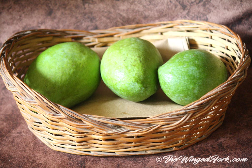 You need raw green mangoes.