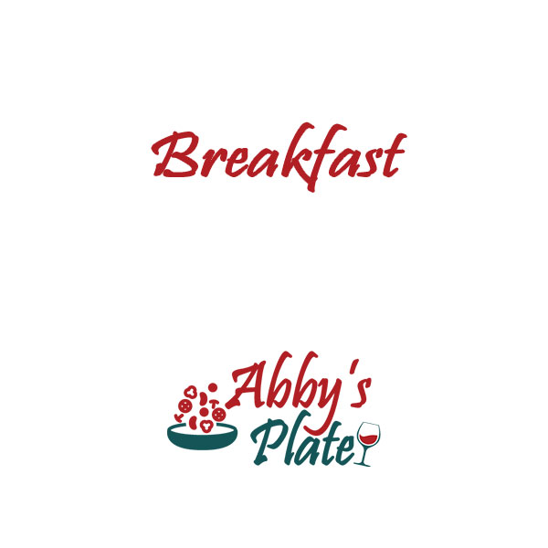 Abbysplate blog icon with Breakfast text.