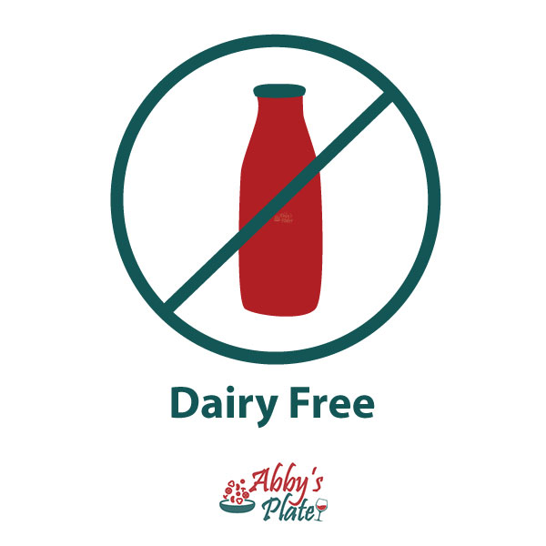 Abbysplate website dairy free icon.
