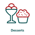 Desserts icon on Abbysplate website.