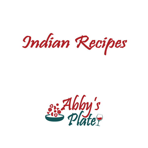 Abbysplate blog icon with Indian recipes text.