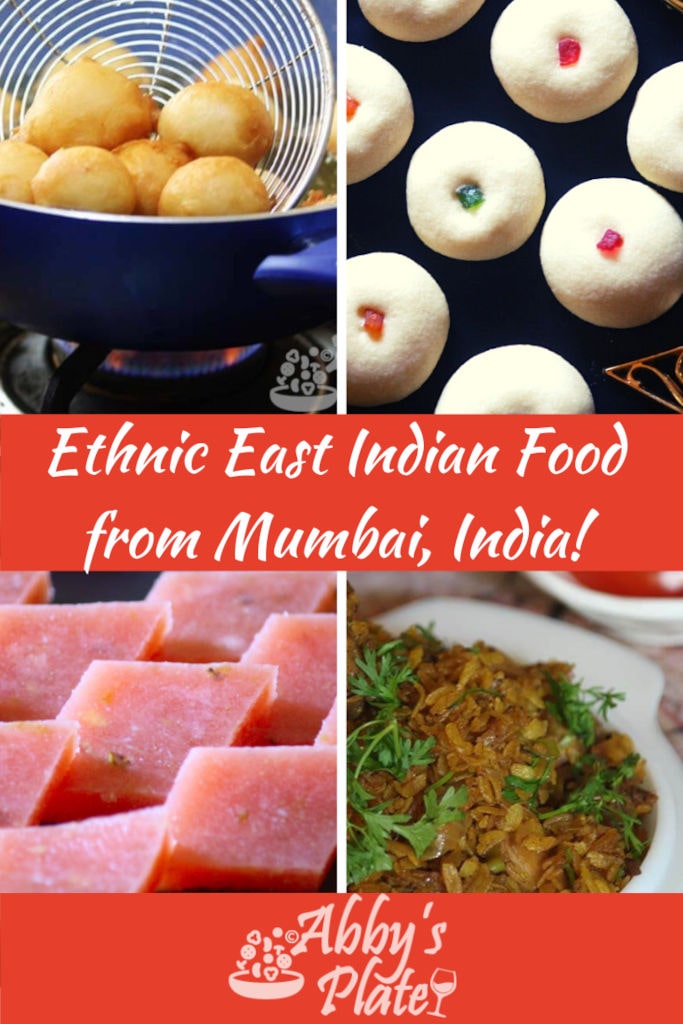 Pinterest image of ethnic East Indian Food.