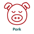 Pork icon on Abbysplate website.